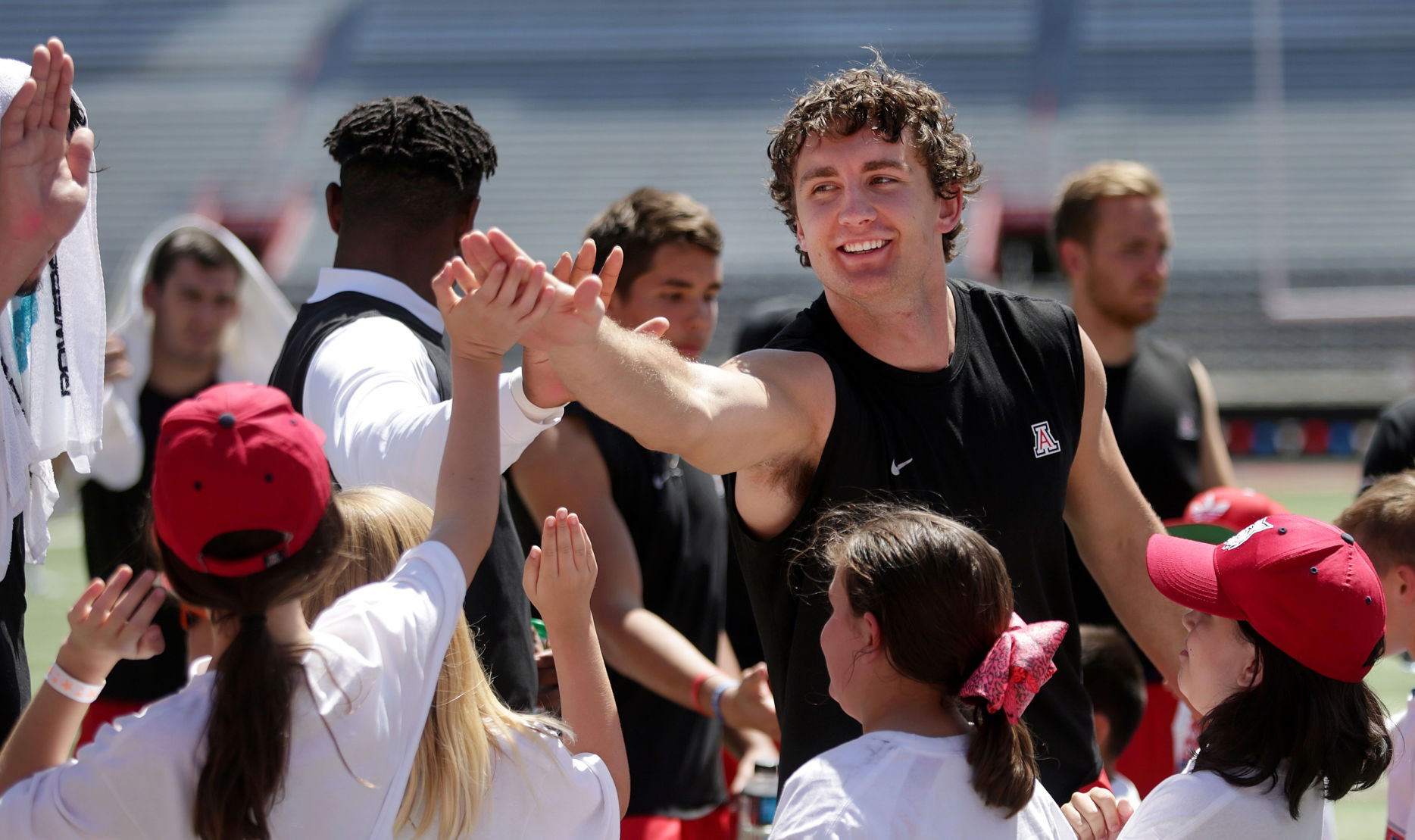 Arizona Wildcats KidCats spring football experience